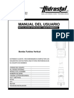 POZOS Manual Bombas Turbina Vertical Hidrostal PDF