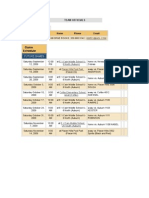 Lightning Schedule