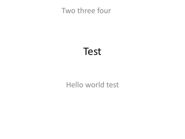 Test Document Overview | PDF | Science & Mathematics