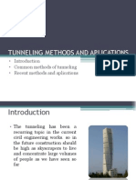 Modern Tunneling Methods and Applications