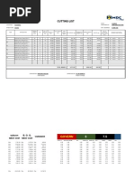 Rebar Cutting List for Footings and Beams | PDF | Structural ...
