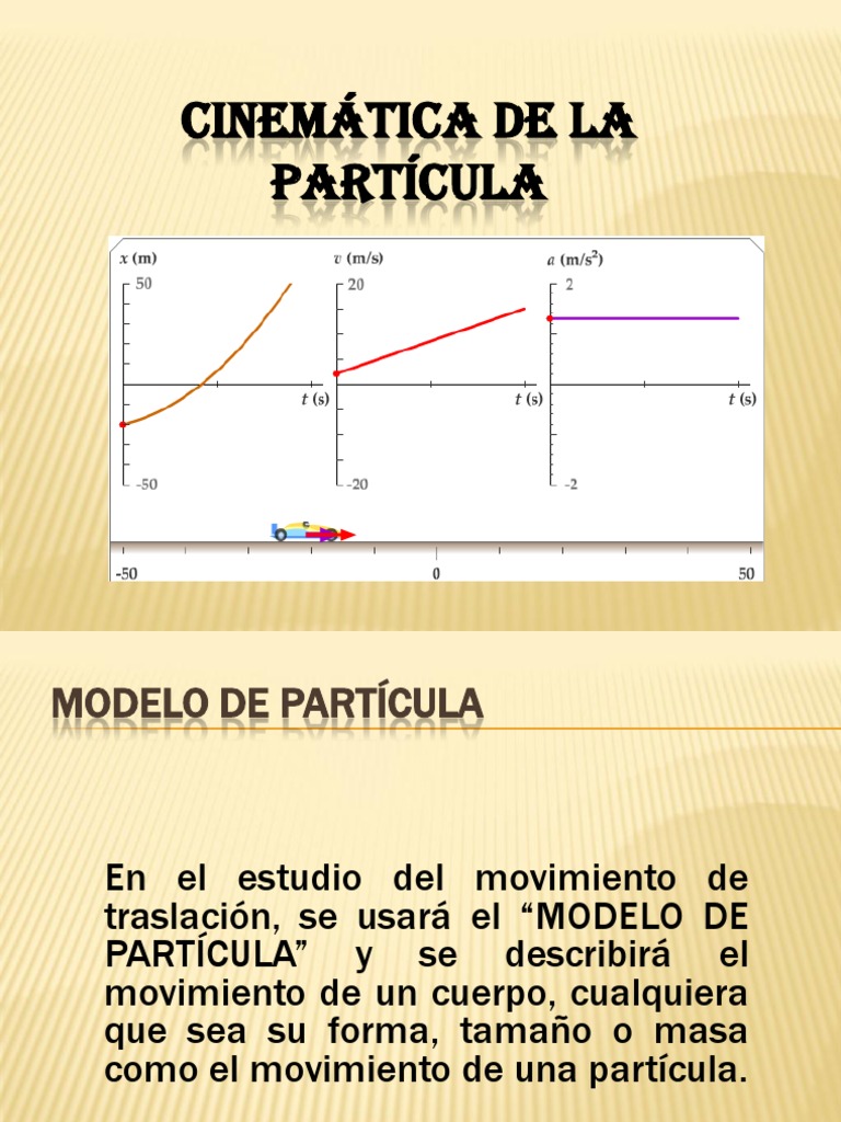 Cinematica de La Particula Velocidad Aceleración