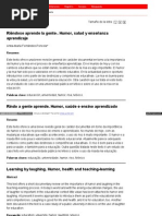 Humor, salud y enseñanza-aprendizaje