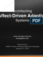 Architecting Affect-Driven Adaptive Systems
