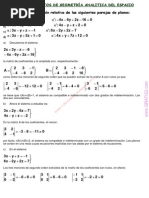 ejerciciosresueltosde  geometria delespacio