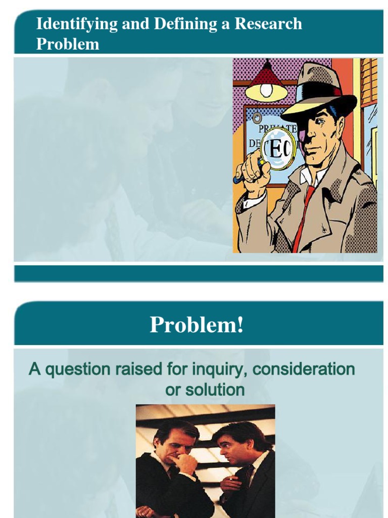 Defining Research Problems Effectively | PDF | Marketing Research ...