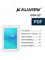 Viva Q7 Life User Manual with Quick Start Guide and Device Specifications in Multiple Languages