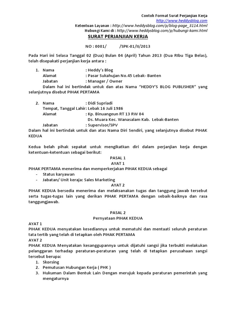 Contoh Surat Kesepakatan Bersama Phk Admin blog Barisan Contoh 2019 juga mengumpulkan gambar-gambar lainnya terkait contoh surat kesepakatan bersama antara perusahaan dengan karyawan dibawah ini.