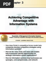 Achieving Competitive Advantage With Information Systems