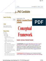 Blog Conceptual Framework, Theoretical Framework 