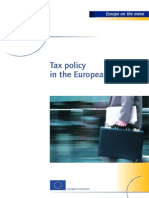 Tax Policy in The European Union: ,!7IJ2I2-iihdej!