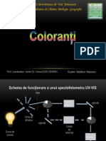 Coloranti Organica IV