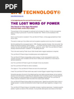 Download The Lost Word of Power by jas_bir772144 SN203068065 doc pdf