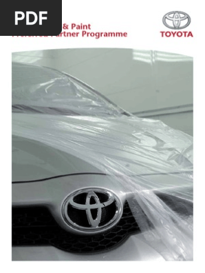 Toyota V5 15217 Body Paint Sales Guide Paint Quality Business