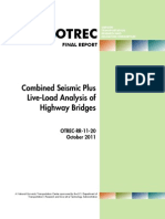 Combined Seismic Plus Live Load Analysis of Highway Bridges