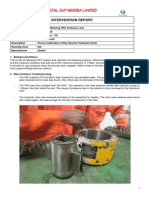 Intervention Report - Crude Oil Metering HPU Pressure Loss