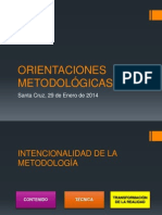 Orientaciones Metodológicas 2014