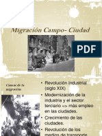 Migración Campo- Ciudad