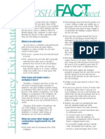 Emergency Exit Routes Factsheet PDF