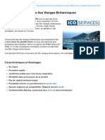 Fiche Descriptive - Société Offshore Aux Iles Vierges Britanniques (ICO Services)