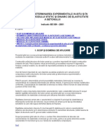 GE 039 - 2001 Ghid Privind Determinarea Experimentală In-Situ Şi În Laborator A Modului Static Şi Dinamic de Elasticitate A Betonului