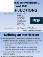 Interjection S