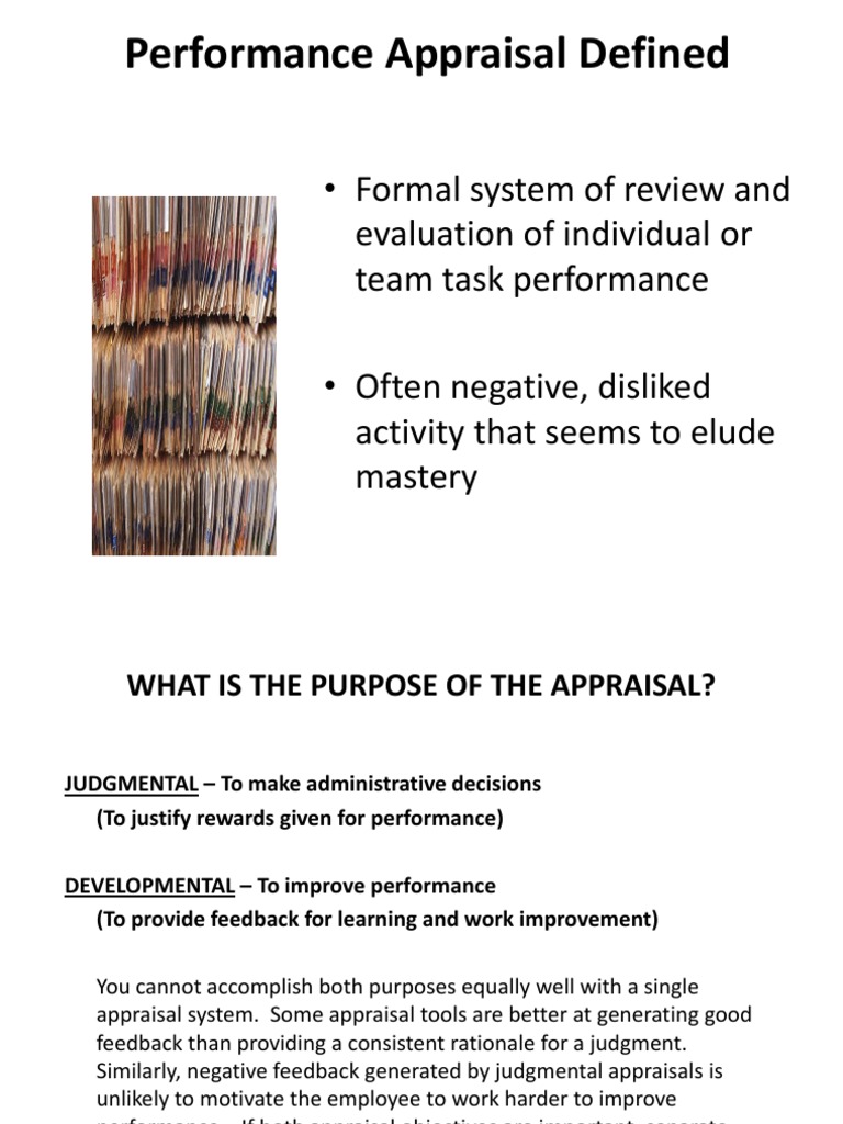 Performance Appraisal | PDF | Business