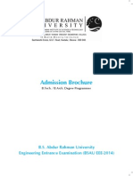 BS Abdur Rahman University Admission Brochure