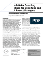 Ground-Water Sampling Guidelines For Superfund and RCRA Project Managers - Finalgroundwatersamplingguidelines