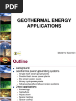 Geothermal Applications