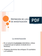 Enfoques de Investigación