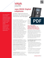 Avaya 9508 Digital Deskphone - Fact Sheet Final