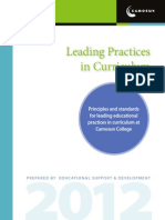 Leading Practices in Curriculum