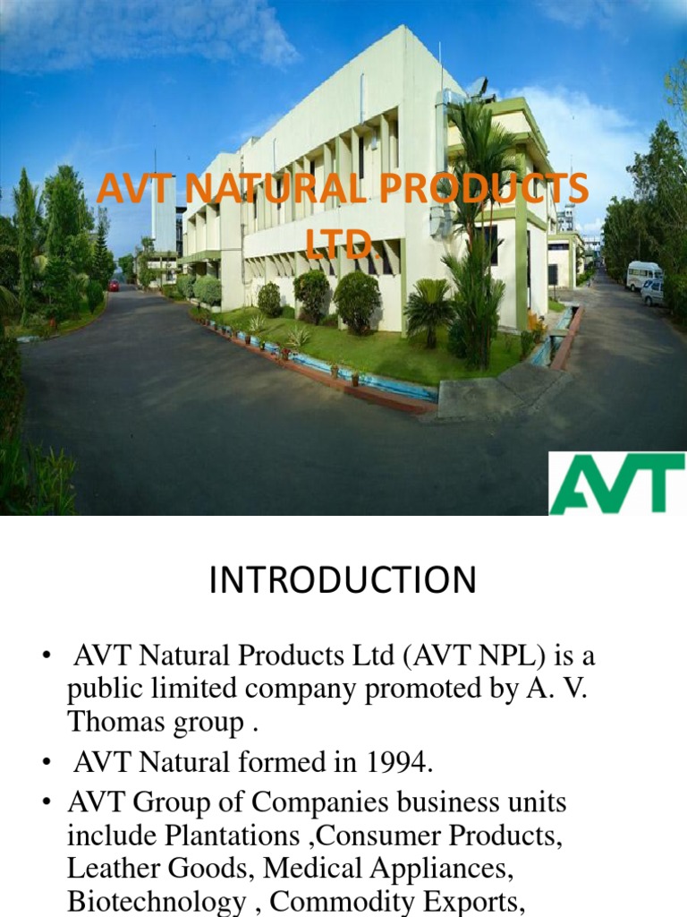 AVT Natural Product Foods Economies