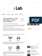 Como Enfrentar Un Test Psicológico Laboral y Salir Triunfante - Lemonlab