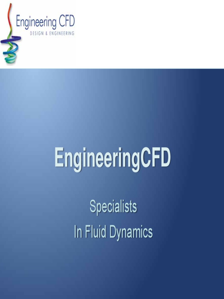 Engineering CFD Applications Overview | PDF | Computational Fluid ...