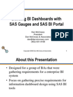 Building BI Dashboards With SAS