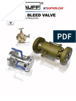 Block & Bleed Valve: High Technology Valve & Fitting Series