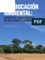 La Educación Ambiental: Impacto y Conocimiento de Sus Fines y Formas.