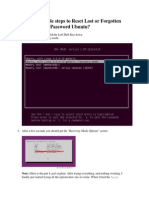 Easy and Simple Steps To Reset Lost or Forgotten Password Ubuntu