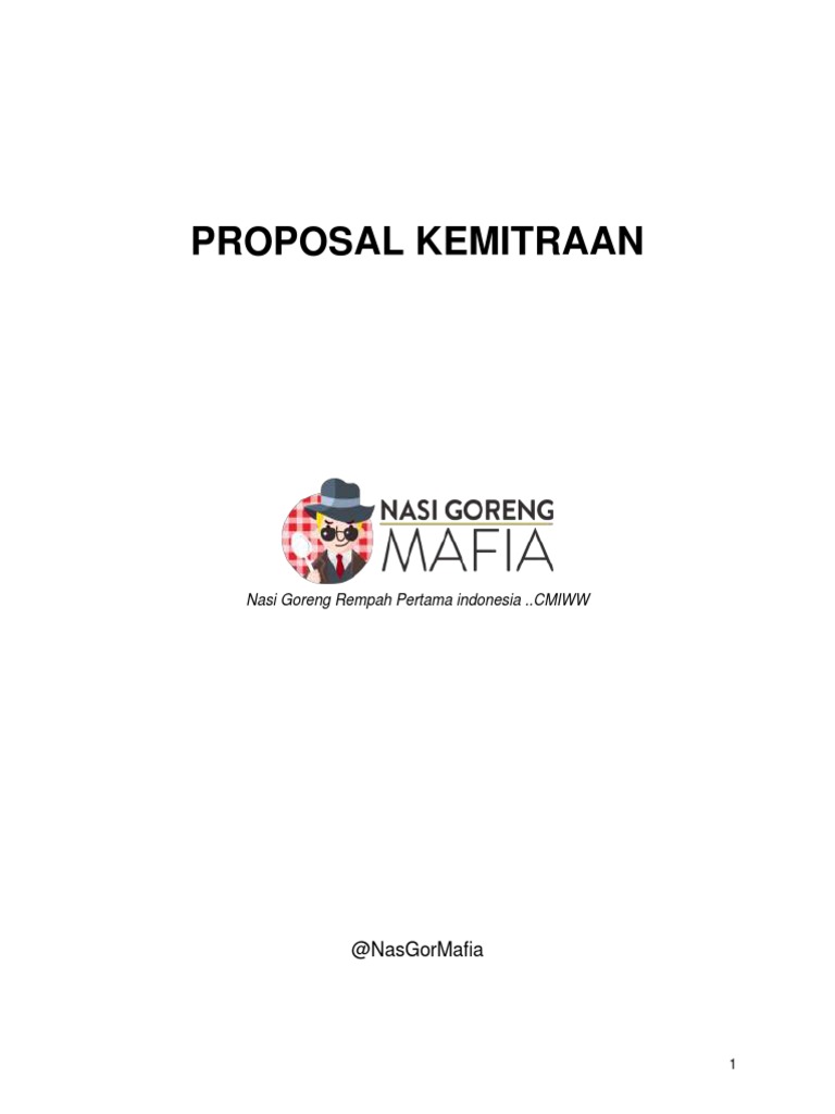 Kemitraan Nasi Goreng Mafia 2023 | PDF