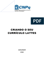 Curriculo Lattes Cadastrar