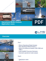 Operational Modal Analysis Case Studies