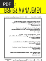 Download JURNAL Bisnis Dan Manajemen JBM by Bambang Wisnu Wijaya SN20318808 doc pdf