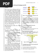 Cell Search Techniques in LTE Paper