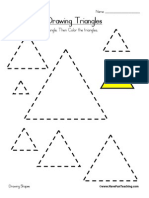 Drawing Triangles Worksheet