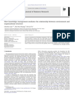 How Knowledge Management Mediates The Relationship Between Environment and Organizational Structure