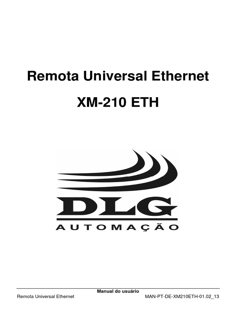 XM-210 ETH - Remota Universal Ethernet | PDF | Termopar | Science