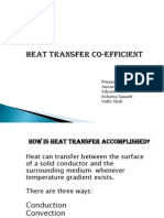 Heat Transfer Co-efficient CE