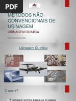 Métodos Não Convencionais de Usinagem